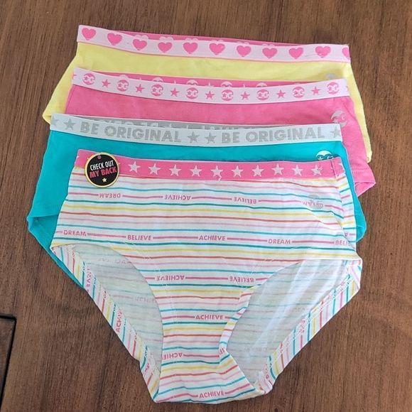 Only Girls Panties set of 4 size 7/8 - Picture 1 of 2
